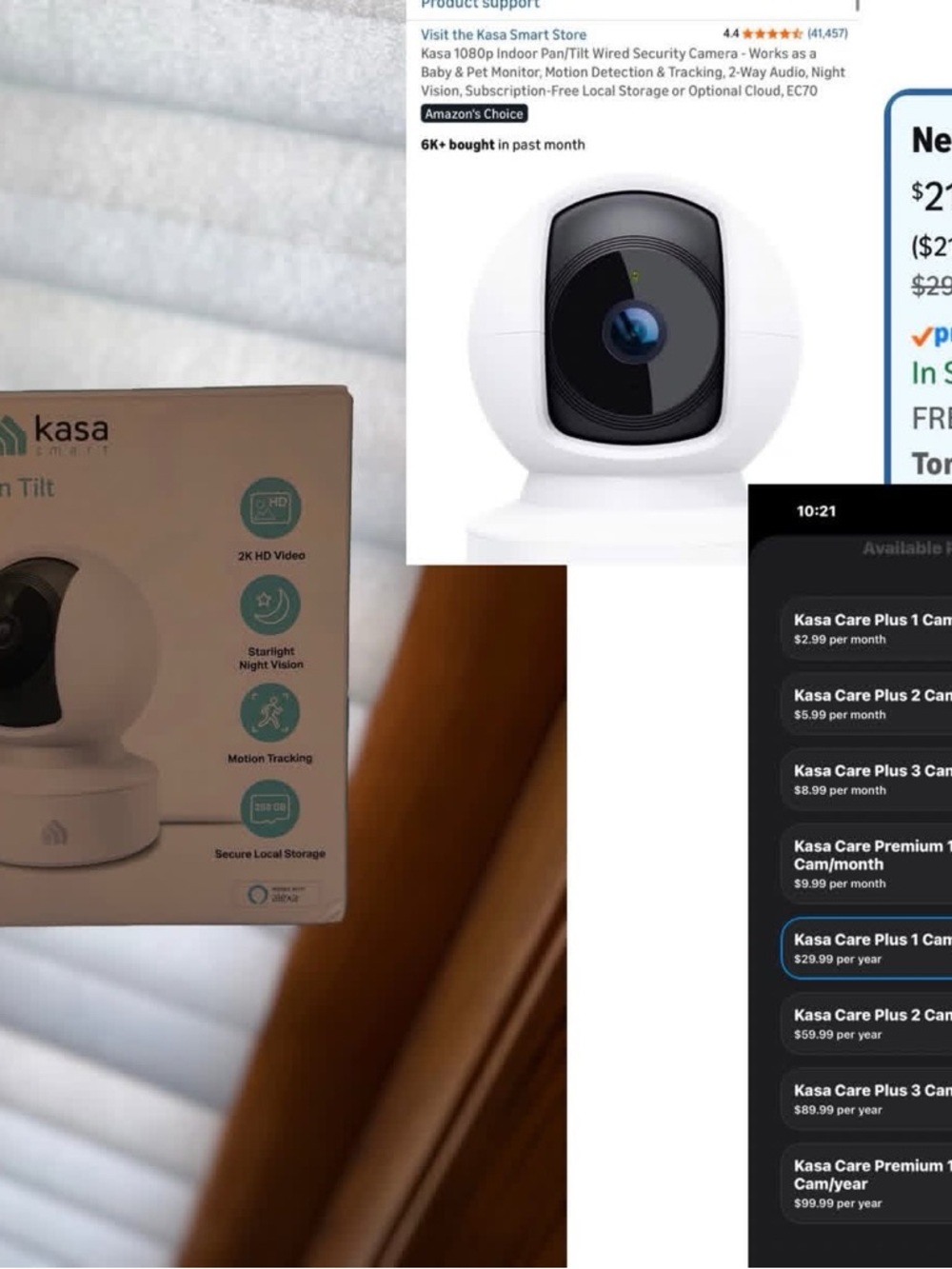 Smart Indoor Pet Camera - White
